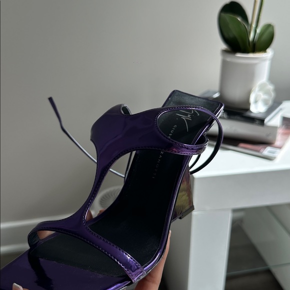 Giuseppe Zanotti Strappy Purple Heels - Picture 5 of 5